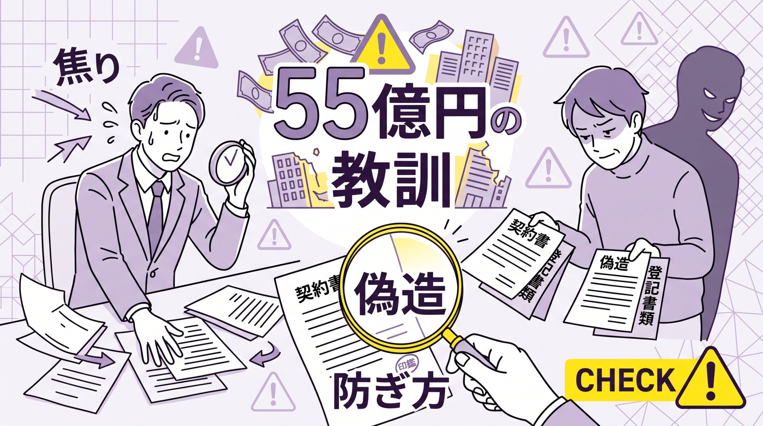 55億円の教訓。営業の焦りと偽造書類に潜む反社・詐欺取引の防ぎ方